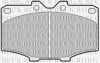 BORG & BECK BBP1278 Brake Pad Set, disc brake